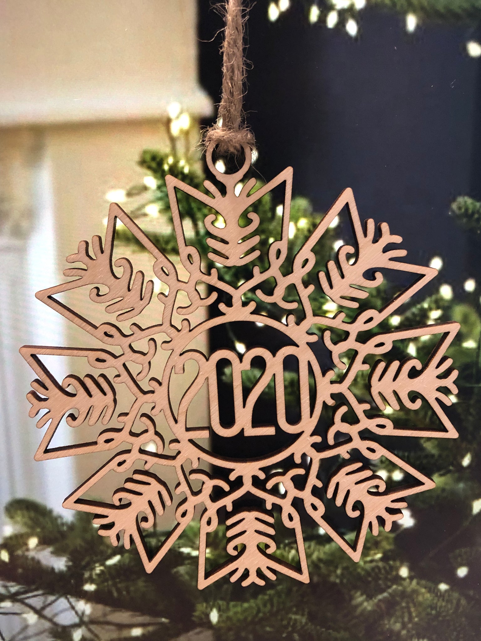 Commemorative 2020 Christmas Fuck Snowflake Ornament