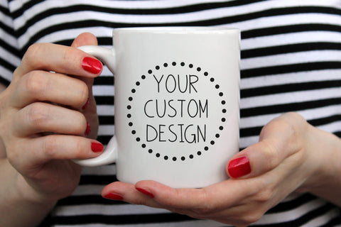 Custom design mug - Custom logo mug - Personalized Mug - Make your design mug - Your company logo mug - Your own design mug - Ceramic mug