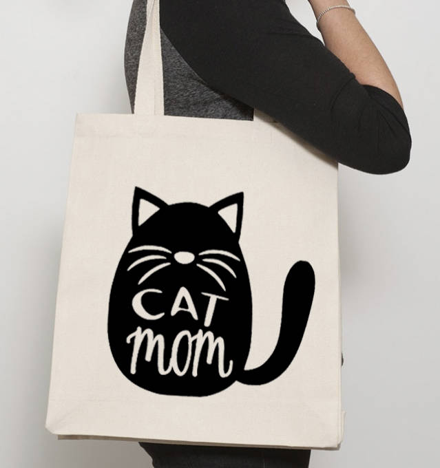 Cat mom tote - Crazy cat lady - Cat mama - Funny cat tote - Cat lover tote - Cat tote - Cat lover gift - Cat mom gift - Mother of cats