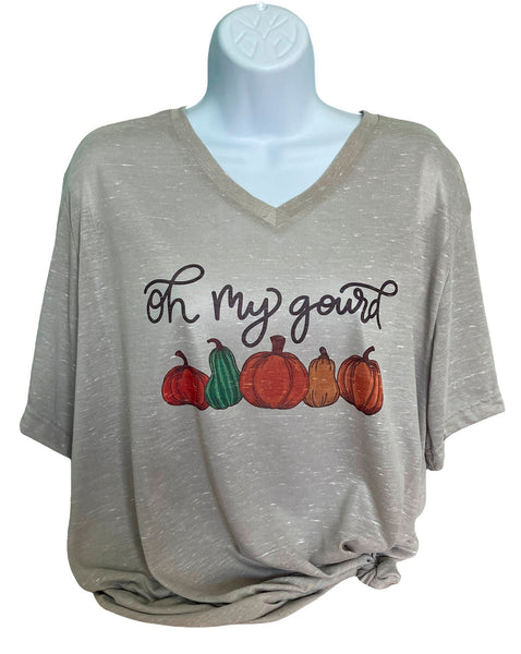 Oh My Gourd - Fall Tshirt - Fall Women Tshirt - Cute Tee - Funny Tee for Women - Pumpkins Tshirt - Thanksgiving Tshirt